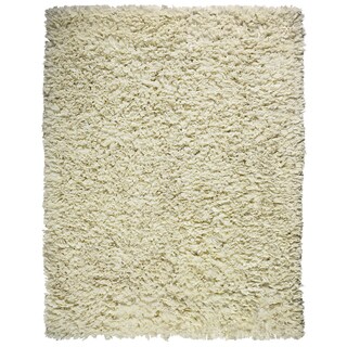 Soft Cotton Cream Shag Rug (4'7 x 7')