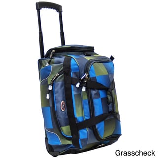 CalPak YDF021 Champ Solid 21-inch Carry On Rolling Upright Duffel Bag
