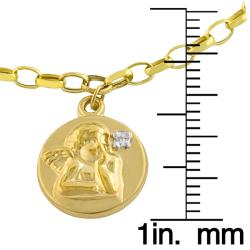 10k Yellow Gold Guardian Angel Charm Bracelet