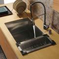 Vigo 'Farmhouse' Undermount Stainless Steel Kitchen Sink Set