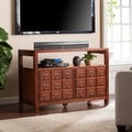 Apothecary-style Double-door Media Stand