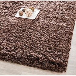 Special Prices Plush Super Dense Hand-woven Chocolate Premium Shag Rug (9'6 x 13'6)