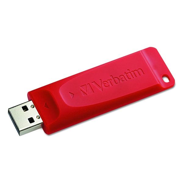 Verbatim 64GB Store 'n' Go USB Flash Drive - Red