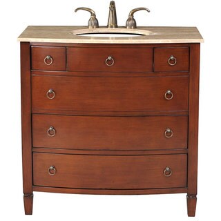 Overstock Bathroom Vanities on 36 Inch Augustine Single Sink Bathroom Vanity   Overstock Com