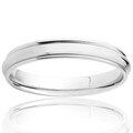 Polished Stainless Steel Grooved Ring