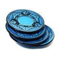 Set of 4 Sabrine Design 3-inch Square Sauce Dishes (Tunisia)