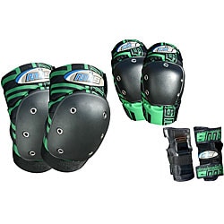 MBS PRO Medium Green Tri-pack Pads-Image