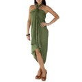 Indonesian Handmade Fringed-rayon Sarong with Bamboo Design