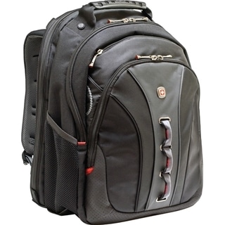 Swissgear Legacy Backpack. Fits up to 15.6in Laptop, Black, Checkpoin-Image