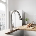 VIGO Stainless Steel Pull-Out Spray Kitchen Faucet