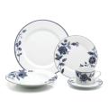 A few more facts on porcelain Dinner Mikasa Indigo Bloom 5-piece Place Setting