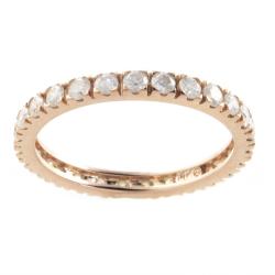 14k Rose Gold 1ct TDW Diamond Eternity Band