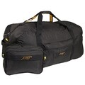A.Saks 36-inch Lightweight Parachute Nylon Duffel Bag with Pouch