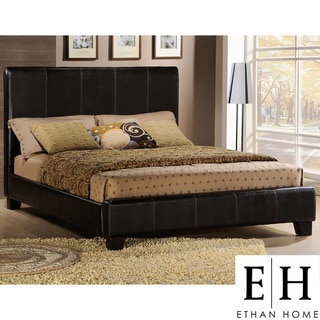 ETHAN HOME Tuscany Villa Full-Sized Espresso Upholstered Bed