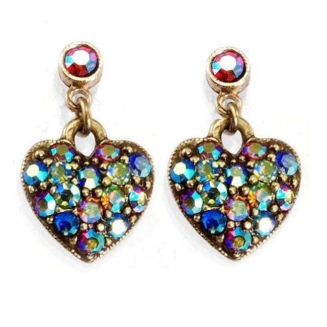 Sweet Romance Multi Aurora Hearts Earrings Overstock Shopping Big