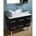 Design Element Paris Contemporary Bathroom Vanity with Vessel Sink