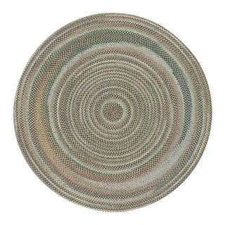 Low Price Watch Hill Bay Leaf Indoor/ Outdoor Braided Rug (8' Round)
