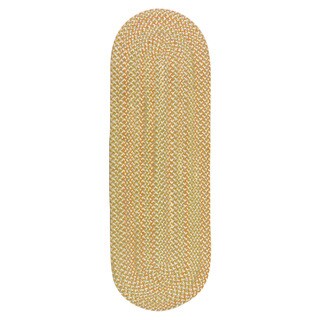 Best Shopping Watch Hill Camel Indoor/ Outdoor Braided Rug (2' x 9')