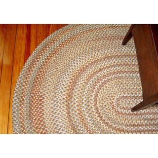 Compare Price Watch Hill Camel Indoor/ Outdoor Braided Rug (5' x 8')