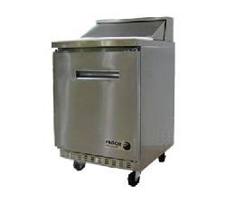 Fagor Commercial FST-27-8  8-pan Capacity Refrigerated Salad Table