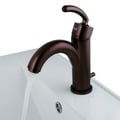 VIGO Single Lever Bathroom Faucet in Oil Rubbed Bronze Finish with Drain Assembly