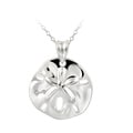 Mondevio 18k Gold over Sterling Silver Sand Dollar Necklace