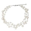 Stainless Steel 'Moonlight Glow' Pearl Choker (Thailand)