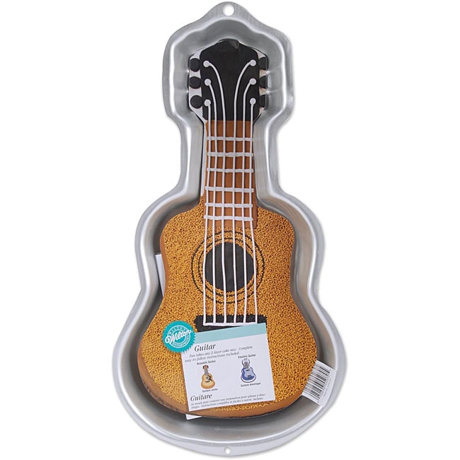 Wilton Guitar Novelty Cake Pan Overstock Shopping Big Discounts on