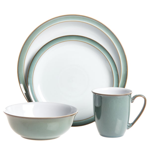 Denby Regency Green 16-piece Dinnerware Starter Set - 12268651 ...