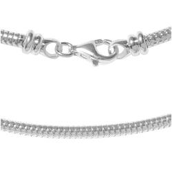 Sterling Silver 18-inch Snake Chain Necklaces (3 mm) (Pack of 2)