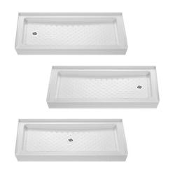 DreamLine 60x30-inch Bath Tub Replacement Back Wall Shower Tray Combo Kit