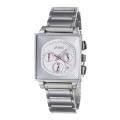 Asics Men's 'Square Chronograph' Stainless Steel Bracelet Watch