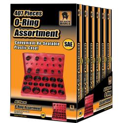 Black Bull 407-piece O-ring Assortments (Pack of 6)