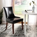 Becca Leather Dining Chair Black
