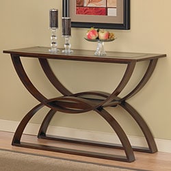 See Reviews Bentwood Walnut Sofa Table
