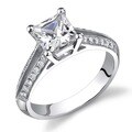 18k White Gold 1 1/4ct TDW Certified Diamond Engagement Ring (H-I, SI1-SI3)