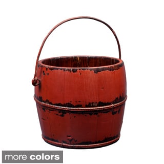 Compare Price Asian Antique Iron-handle Kitchen Bucket