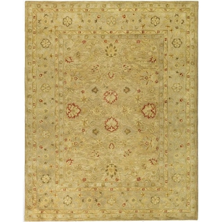 Cheap Handmade Majesty Light Brown/ Beige Wool Rug (12' x 15')