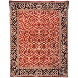 Low Price Heirloom Hand-knotted Treasures Kerman Wool Rug (9' x 12')