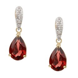 garnet earrings