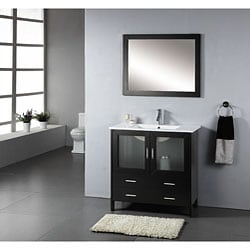 Virtu USA Single-sink 35.5-inch Bathroom Vanity Set
