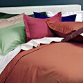 Solid 205 Thread Count 3-piece Duvet Cover Set