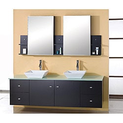 Great Prices Virtu USA Clarissa 72-inch Double Sink Bathroom Vanity Set