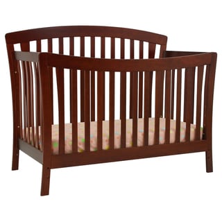 DaVinci Rivington 4-in-1 Convertible Crib with Toddler Rail in Cherry