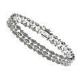 Sterling Silver 1ct TDW Diamond Marquise Bracelet