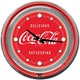 Coca Cola Logo 14-inch Double Ring Neon Clock