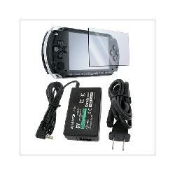 Click to Enlarge for Screen Protector and AC Wall Power Charger for Sony PSP Screen Protector and AC Wall Power Charger for Sony PSP-Image