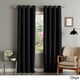 Aurora Home Thermal Insulated Blackout Grommet Top 84-inch Curtain Panel Pair