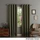Aurora Home Thermal Insulated Blackout Grommet Top 84-inch Curtain Panel Pair
