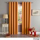 Aurora Home Thermal Insulated Blackout Grommet Top 84-inch Curtain Panel Pair